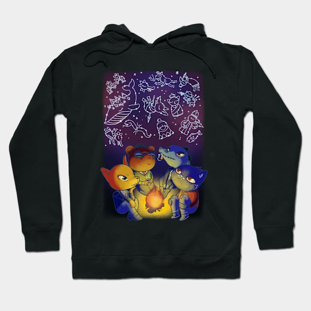 Night in the Woods Constellations Hoodie by Maxx Slow